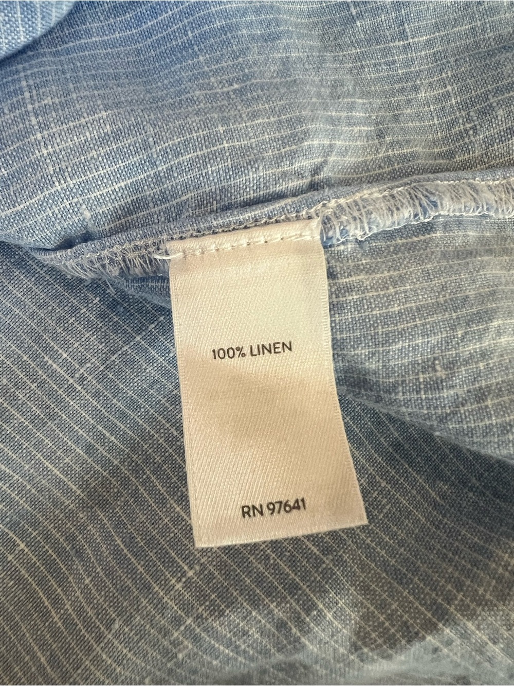 J. Jill Light Blue Linen Dress - Picture 7 of 8